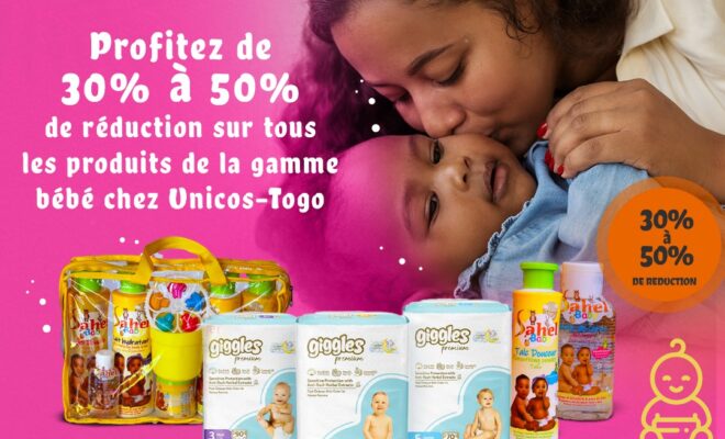 Gamme Bébé : Unicos-Togo baisse totalement les prix pour soulager les parents